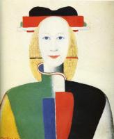 Kazimir Malevich - Girl with a Comb in her Hair